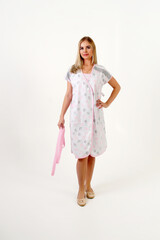 Beautiful young blonde girl