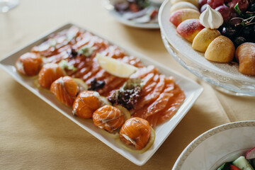 snacks drinks snacks in the restaurant