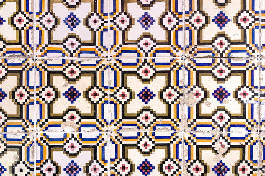 glazed ceramic tiles with decorations