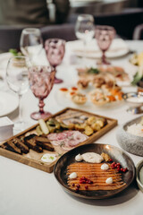 snacks drinks snacks in the restaurant