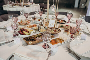 snacks drinks snacks in the restaurant