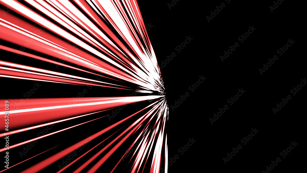 Aufkleber black background with red stripes. black abstract background with rays