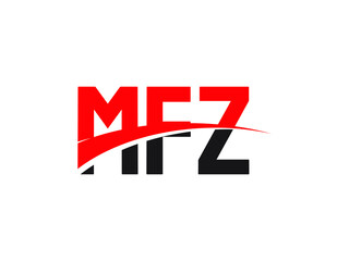 MFZ Letter Initial Logo Design Vector Illustration
