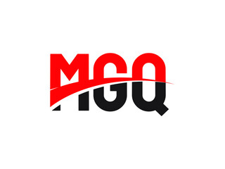 MGQ Letter Initial Logo Design Vector Illustration