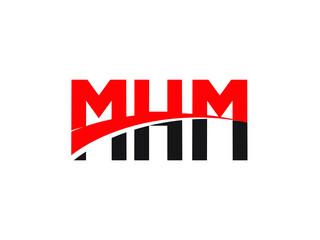 MHM Letter Initial Logo Design Vector Illustration