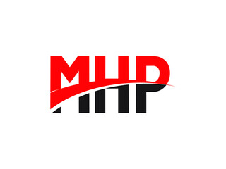 Obraz premium MHP Letter Initial Logo Design Vector Illustration