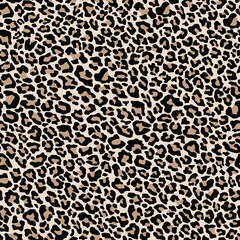 leopard skin seamless print. vector print for clothes or print