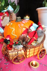 christmas table setting