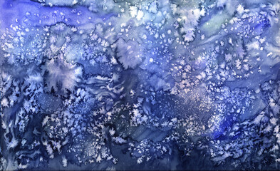 Watercolor abstract sea background