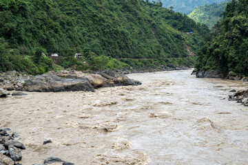 River in Flood Stage
