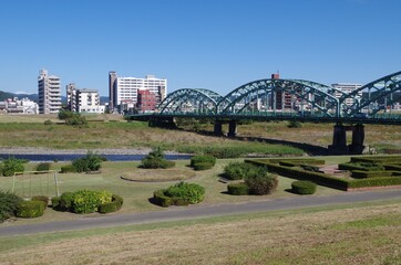 Fototapeta premium 足利市内の橋