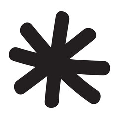 Hand drawn stars. Doodle star vector illustrations.