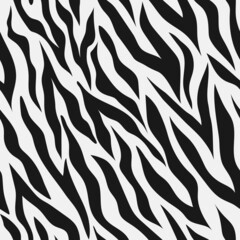abstraction black and white print. zebra seamless pattern. for clothes or printing