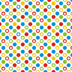 polka dot colorful background vector editable