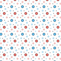 polka dot colorful background vector editable