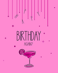  Similar pack of  Vector happy birthday illustration minimalism. Birthday greeting cards design