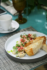 Lobster or shrimp appetizer with avocado