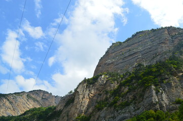 mountain top view