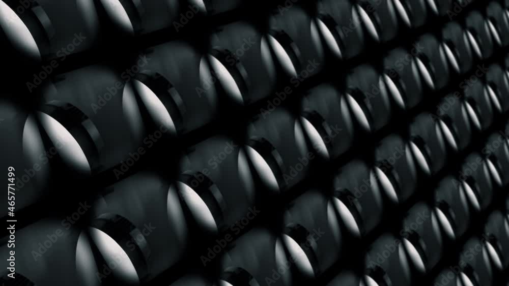 Poster abstract digital 10 to 0 countdown hi-tech grid pattern matrix tile pattern fx on black background. 