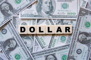 Dollar auf Dollarscheinen
