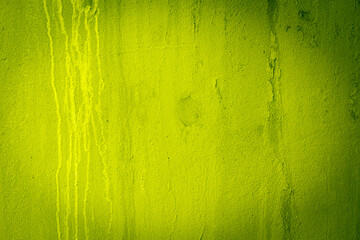 Grunge green concrete wall texture background, closeup green wall