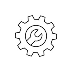 Repair icon vector. tool illustration sign. Service center symbol.