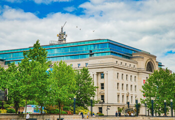 The Baskervillehouse at Centenary Square, Birmingham, UK.