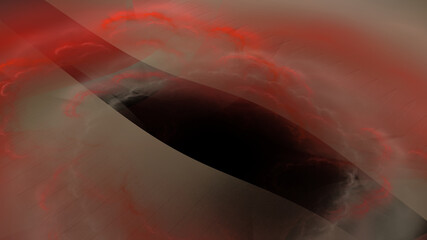 Abstract futuristic surreal diagonal skylight stripe on red background 4k