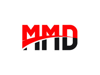 MMD Letter Initial Logo Design Vector Illustration