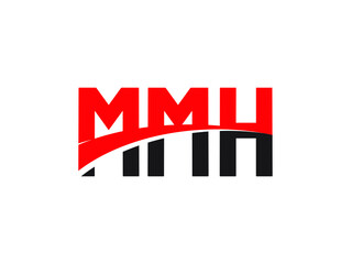 MMH Letter Initial Logo Design Vector Illustration