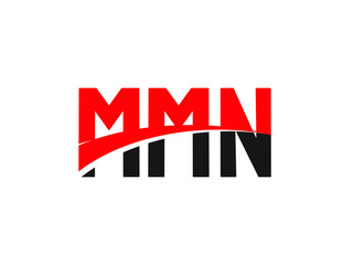 MMN Letter Initial Logo Design Vector Illustration