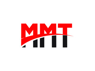 MMT Letter Initial Logo Design Vector Illustration