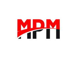 MPM Letter Initial Logo Design Vector Illustration