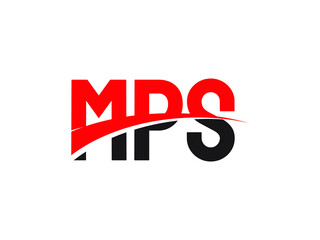 Fototapeta premium MPS Letter Initial Logo Design Vector Illustration