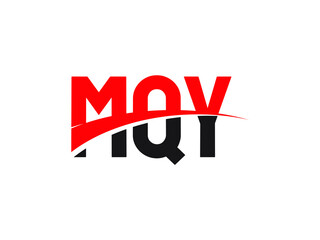 MQY Letter Initial Logo Design Vector Illustration