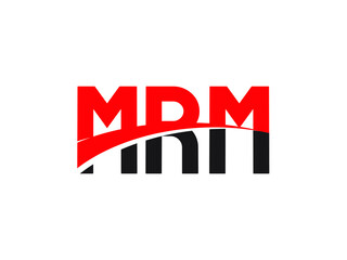 MRM Letter Initial Logo Design Vector Illustration