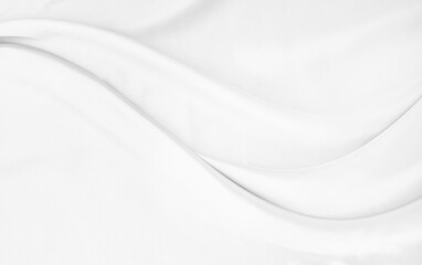 Naklejka na ściany i meble White gray satin texture that is white silver fabric silk background with beautiful soft blur pattern natural.