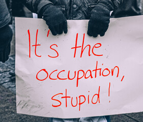 It's the occupation, stupid