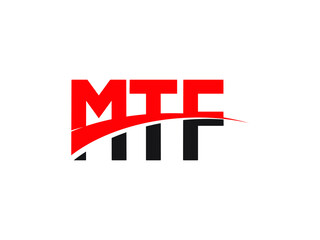 MTF Letter Initial Logo Design Vector Illustration