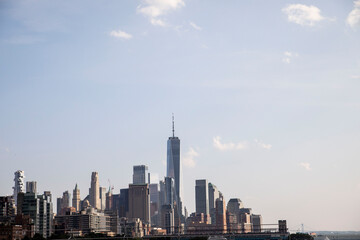 Fototapeta na wymiar skyline view of New York City