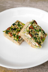 Fresh homemade Baklava middle eastern sweet dessert food pastry cakes