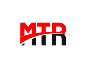 MTR Letter Initial Logo Design Vector Illustration