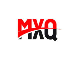 MXQ Letter Initial Logo Design Vector Illustration