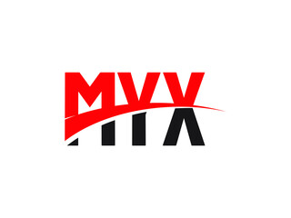 MYX Letter Initial Logo Design Vector Illustration