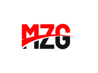 Fototapeta premium MZG Letter Initial Logo Design Vector Illustration
