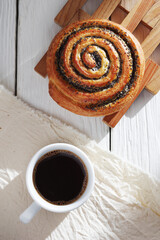 Pastries with coffee