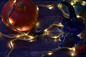 Halloween dreamlike  scenic composition