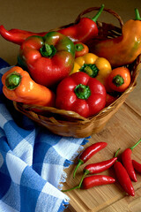 Pimentas e pimentões