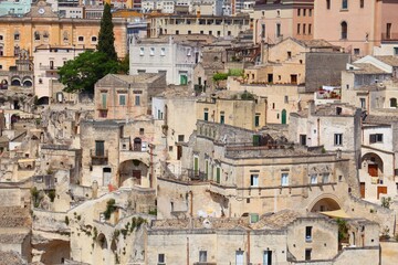 Fototapeta na wymiar Matera town in Italy