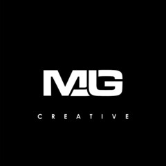 MJG Letter Initial Logo Design Template Vector Illustration